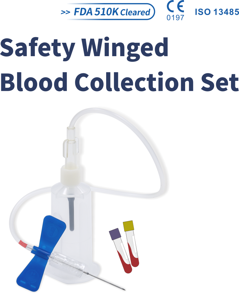SnsBC Cflash Safety Winged Blood Collection Sets Gemtier Medical